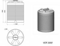 Емкость VER 3000 КАС