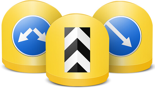 Буфер дорожный осевой