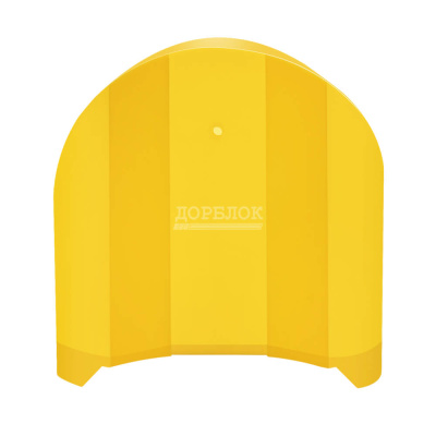 Буфер дорожный осевой 1300х1300х1300 с черно-белой вертикальной разметкой 2.1